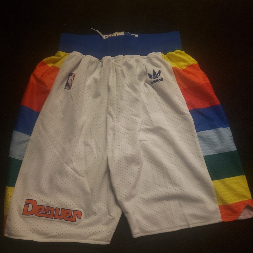 Vintage Mens Denver Nuggets Basketball Shorts